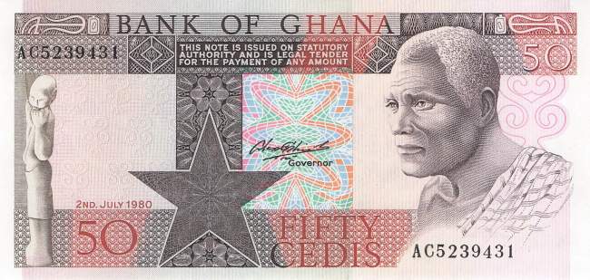 50 Cedis 1980